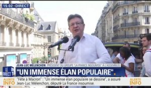"Fête à Macron": Mélenchon "salue" la victoire des salariés d’Air France lors du référendum