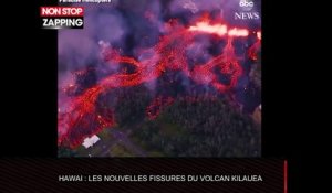 Hawaï : les nouvelles fissures ouvertes près du volcan Kilauea (Vidéo)