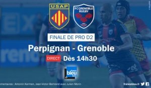 Revivez la finale de Pro D2 de rugby entre Perpignan et le FC Grenoble (dimanche 6 mai 2018)