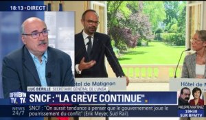 SNCF: "Il y a eu des avancées, mais modestes pour l'instant, avec le Premier ministre", Luc Bérille