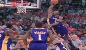 2006 NBA Playoffs: Kobe Bryant Dunks Over Steve Nash