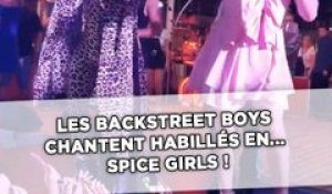 Les Backstreet Boys chantent habillés en... Spice Girls