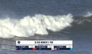 Les meilleurs moments du heat de T.Wright vs. B.Macaulay vs. C.Marks  (Round 1 Oi Rio Women's Pro) - Adrénaline - Surf