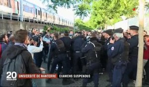 Grève dans les universités: Les images des affrontements entre CRS et manifestants hier à  Nanterre