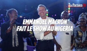 Macron fait le show au Nigeria