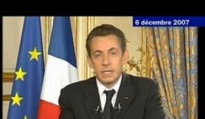 Le message télé de Nicolas Sarkozy