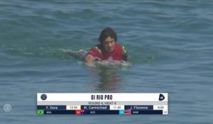 Les meilleurs moments de la série entre J. J. Florence, Y. Dora et W. Carmichael (Oi Rio Pro, round 4) - Adrénaline - Surf