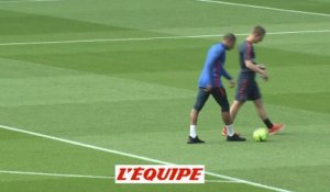 Mbappé s'entraîne à part - Foot - L1 - PSG