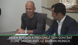 Bayern Munich - Arjen Robben prolonge une saison supplémentaire