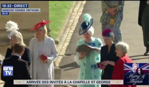 Arrivée des premiers invités à la chapelle St-Georges à Windsor #RoyalWedding