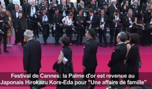 Cannes: Kore-Eda "Comblé" après la "consécration" de la Palme