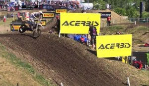 Matteo Guadagnini & Rene Hofer Battle for 1st - EMX125 Presented by FMF Racing Race 2 - Germany