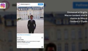 Emmanuel et Brigitte Macron invitent Mika à l’Élysée