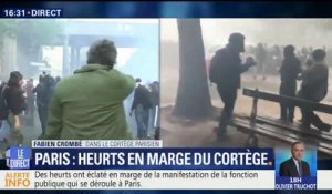 Manifestation à Paris: violents heurts entre forces de l’ordre et casseurs