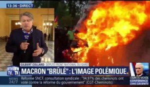Effigie de Macron brûlée: "C’est particulièrement grave", pour Collard