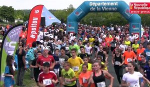 VIDEO. Futuroscope.  1800 participants au marathon des collégiens