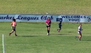 Un kangourou débarque sur un terrain de rugby en plein match