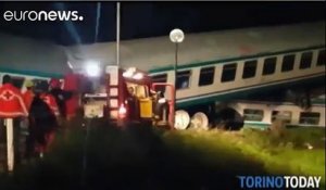 Italie - Collision cette nuit en Italie entre un train et un camion arrêté sur un passage à niveau: 2 morts et plusieurs blessés