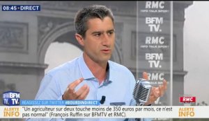 Effigie d'Emmanuel Macron brûlée: "Je ne me reconnais pas dans cette démarche", déclare François Ruffin