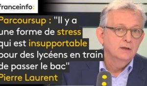 Parcoursup : "Il y a une forme de stress qui est insupportable pour des lycéens en train de passer le bac", estime Pierre Laurent #8h30politique