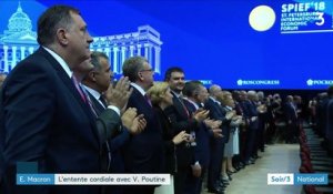 Visite d’Emmanuel Macron en Russie : l’entente cordiale avec Vladimir Poutine