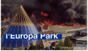 Spectaculaire incendie à Europa Park, à Rust (Allemagne)