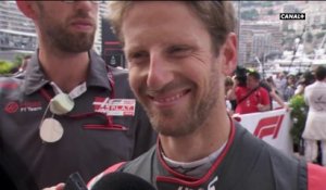 La réaction de Romain Grosjean