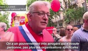 "Marée populaire" à Paris contre Emmanuel Macron