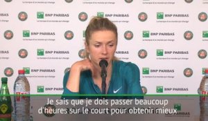 Roland-Garros - Svitolina : "Si je suis éliminée rapidement, ce n'est pas la fin du monde"