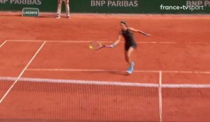 Roland-Garros : La montée au filet gagnante de Victoria Azarenka
