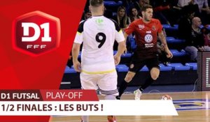 D1 Futsal, 1/2 finales : Les buts !