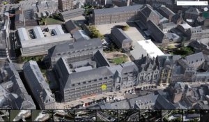 Modélisation 3D de Namur : Hôtel de la Citadelle
