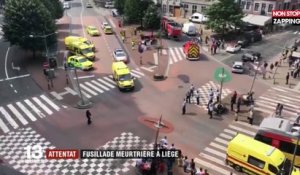 Fusillade à Liège : Un homme tue deux policiers et un passant (Vidéo)