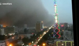 Nuage de pollution géant au-dessus des villes de chine !