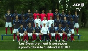 Mondial-2018: les Bleus posent pour la photo officielle