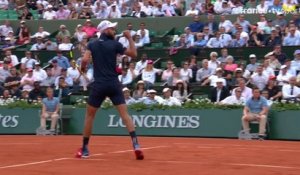 Roland-Garros : Superbe défense réflexe de Benoït Paire !
