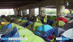 Migrants : un camp évacué à Paris
