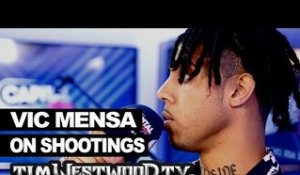 Vic Mensa says its time to speak out about the shootings with Westwood at Wireless