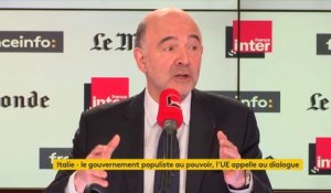 Pierre Moscovici : "Nous vivons une période tragique de l'Histoire de l'Union européenne"