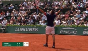 Roland-Garros 2018 : Dominic Thiem se qualifie pour les quarts de finale !