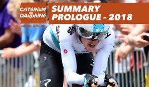 Summary - Prologue (Valence / Valence) - Critérium du Dauphiné 2018