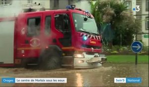Finistère : Morlaix sous le déluge