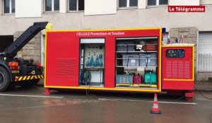 Morlaix. Opérations de nettoyage et de pompage rue de Brest