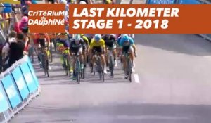 Last kilometer - Étape 1 / Stage 1 (Valence / Saint-Just-Saint-Rambert) - Critérium du Dauphiné 2018
