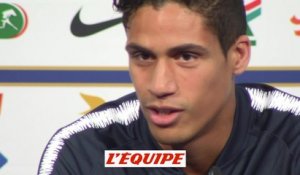 Varane «On doit être une équipe difficile à bouger» - Foot - Bleus