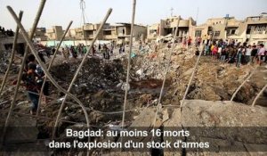 Bagdad: au moins seize morts dans l'explosion d'un stock d'armes