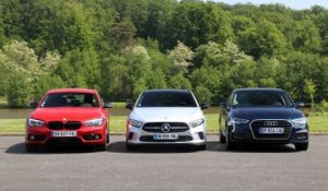 Comparatif : Mercedes Classe A (2018) vs Audi A3 sportback et BMW Serie 1