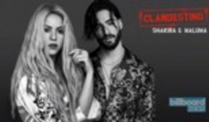 Maluma & Shakira Team Up (Again) for New Song 'Clandestino' | Billboard News