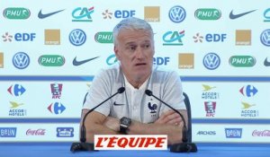 Deschamps «Si vous attendez de Giroud qu'il dribble trois joueurs...» - Foot - CM 2018 - Bleus