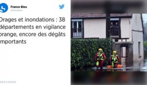 Orages et inondations : 38 départements en vigilance orange.
